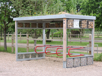 Our Green Roof Bike Shelter Our Green Roof Bike Shelter