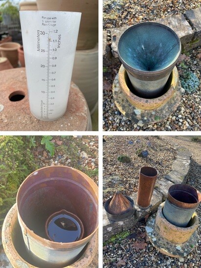 Measuring the rainfall at The Beth Chatto Gardens Measuring the rainfall at The Beth Chatto Gardens