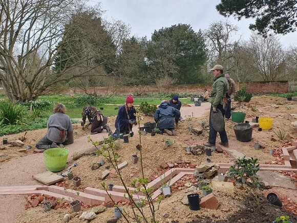 Garden connections – planting at Benton End Garden connections – planting at Benton End